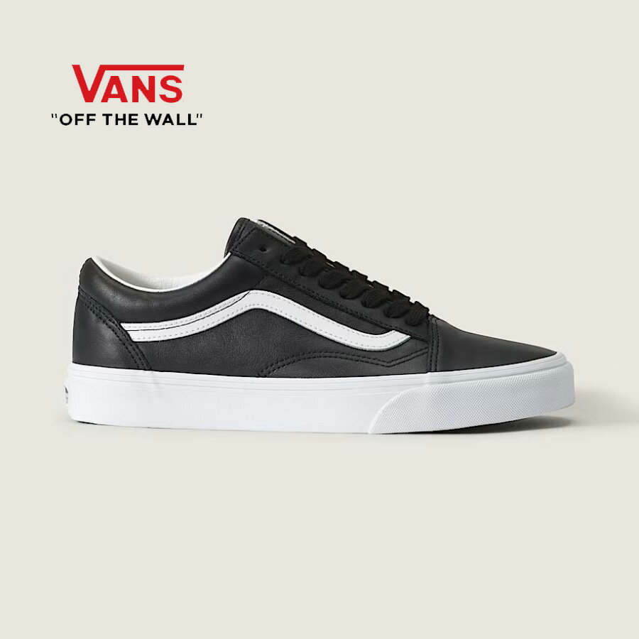 Rakuten - ヴァンズ オールドスクール レザーブラック/ホワイト VANS Old Skool Leather black/true white 送料無料