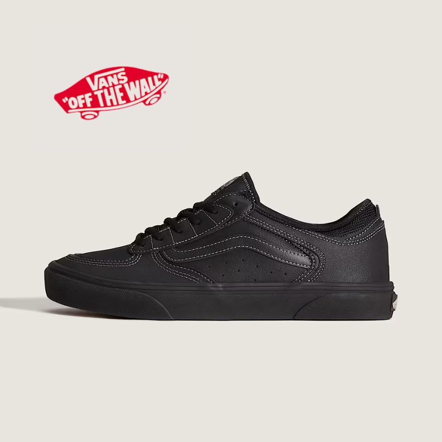ヴァンズ スケート ローリー 黒/黒 VANS SKATE ROWLEY Black/black ジェフローリーの四半世紀のレガシーを讃えたシグネチャーモデル 送料無料