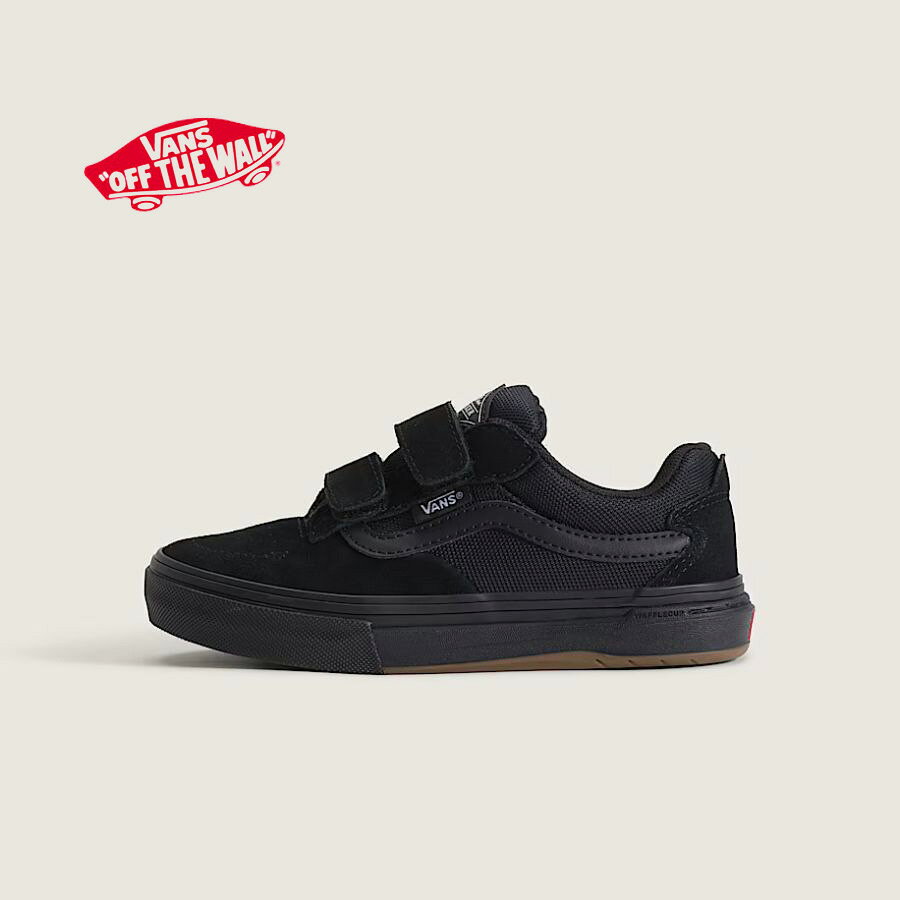 ヴァンズ キッズ スケート カイルウォーカー ワッフルカップV ブラック VANS KIDS SKATE KYLE WALKER WAFFLECUP V Blackout 遂にスケートコレクションから待望のキッズモデル登場！！送料無料