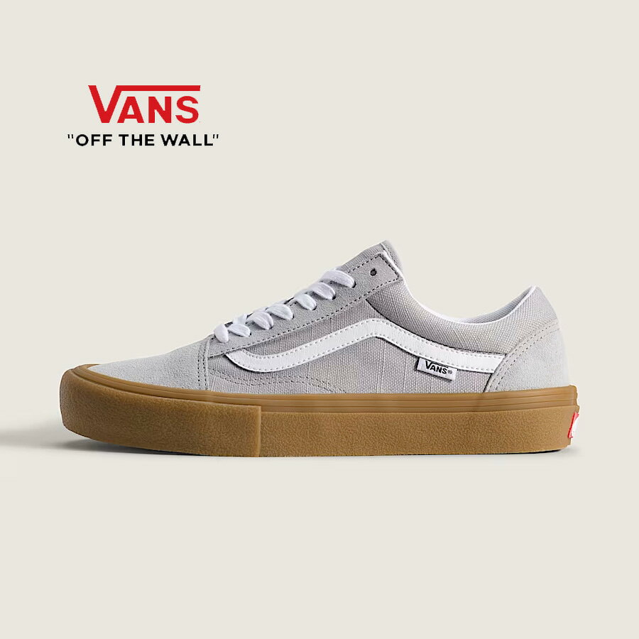 Rakuten - ヴァンズ スケートオールドスクール クリープライトグレー/ガム VANS SKATE OLD SKOOL Crepe light gray/gum【送料無料！即納】