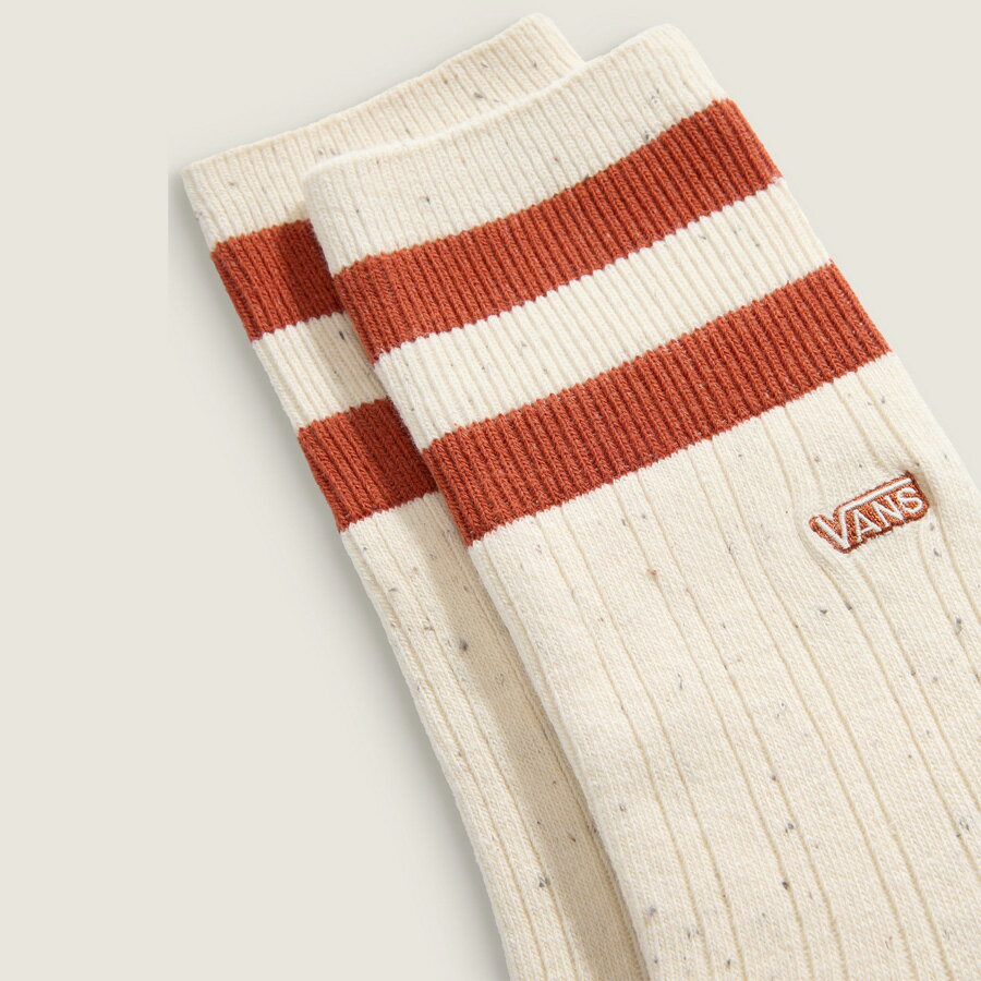 バンズ ソックス ストライプ クルー オレンジ VANS SOCKS STRIPE CREW Burnt Orang...