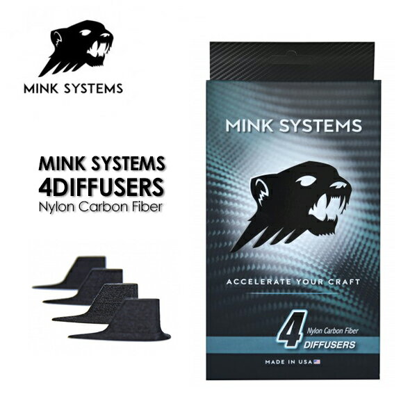 MINK SYSTEMS ミンクシステム サーフィン スピード ドライブ 安定性 向上●MINK SYSTEMS 4DIFFUSERS