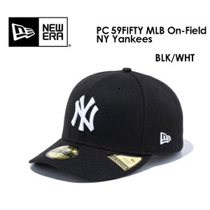  ̵  NEW ERA ˥塼 CAP ˹ ˥塼衼󥭡PC 59FIFTY MLB On-Field NY Yankees եɥå BLK/WHT 13561933