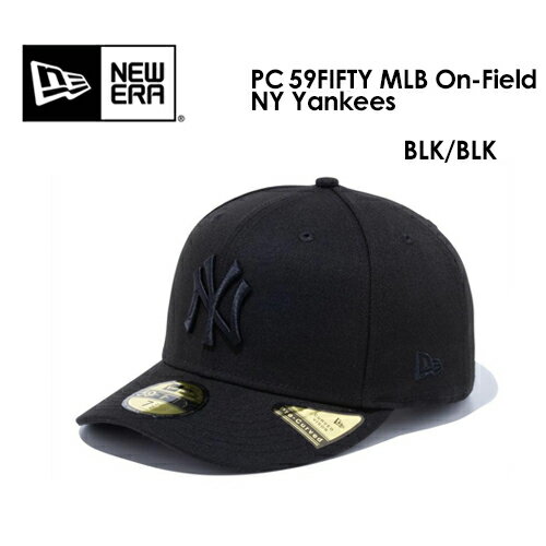 あす楽 送料無料 正規品 NEW ERA ニューエラ CAP 帽子 ニューヨーク・ヤンキース●PC 59FIFTY MLB On-Field NY Yankees オンフィールドキャップ BLK/BLK 13561935