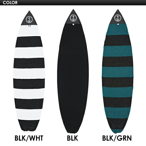 SURFER 楽天市場店のCAPTAIN FIN キャプテンフィン ニットケース ショートボード用●CF Shortboard Surfboard Sock 6’0’’｜アングル2