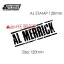 CHANNEL ISLANDS AL MERRICK アルメリック ステッカー シールタイプ メール便対応可●CI AL STAMP STICKER 120mm アルスタンプ ステッカー