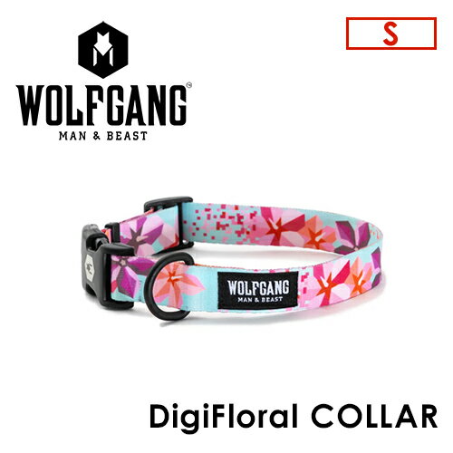 WOLFGANG MAN＆BEAST ウルフギャング 犬 首輪 原産国 USA メール便対応可●DigiFloral COLLAR サイズ(S)