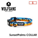 WOLFGANG MAN＆BEAST ウルフギャング 犬 首輪 原産国 USA メール便対応可●SunsetPalms COLLAR サイズ(S)