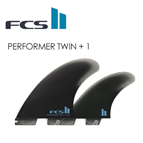 FCS2 エフシーエス フィン ツイン スタビ 2+1 PG●FCSII PERFORMER TWIN +1 FIN SET