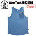 あす楽 Volcom ボルコム Tシャツ タンクトップ TANK,sale 14su●Ader Tank A0221401