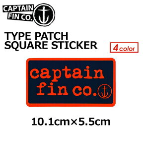 あす楽 CAPTAIN FIN キャプテンフィン ステッカー メール便対応可●15ss TYPE PATCH SQUARE STICKER 5.5×10.1