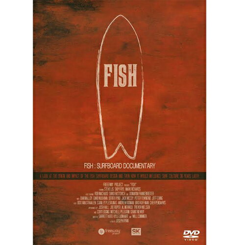 楽天SURFER　楽天市場店あす楽 サーフィン DVD ドキュメンタリー フィッシュボード レトロ メール便対応可●FISH SURFBOARD DOCUMENTARY