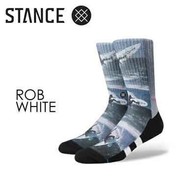 〔あす楽対応〕STANCE,スタンス,STANCE,SOCKS,ソックス,靴下●ROB-WHITE