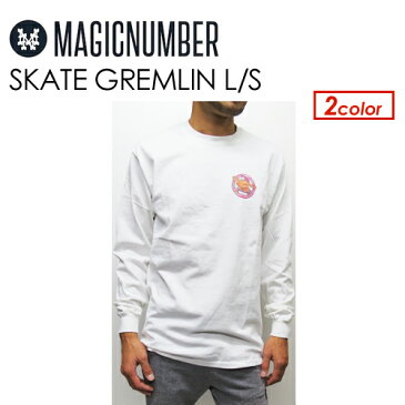 あす楽 Magic Number マジックナンバー Tシャツ ロンT 長袖 Jim Philips●SKATE GREMLIN L/S 17AW-1010