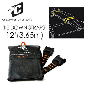 CREATURES OF LEISURE クリエイチャー サーフィン キャリア ラック カー用品●TIE DOWNS タイダウン