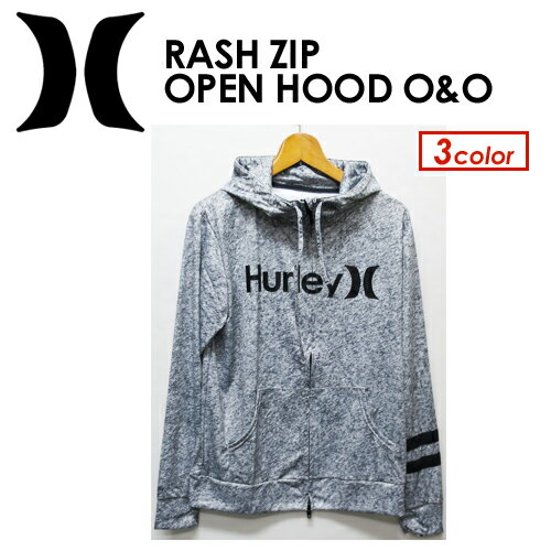 〔あす楽対応〕Hurley,ハーレー,サーフィン,ウェットスーツ,ラッシュガード,紫外線対策,18ss●RASH ZIP OPEN HOOD O&O MKHZLY84