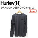 あす楽 Hurley ハーレー アパレル 長袖 ロンT 18ss,sale●DRAGGIN DESTROY GRIND LS AA5321