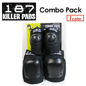 あす楽 187 KILLER PADS ワンエイトセブン スケートボード プロテクター 肘パッド 膝パッド セット●COMBO PACK