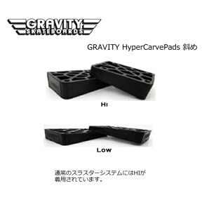 gravity グラビティー スケートボード ライザーパッド メール便対応可●gravity HYPER CARVE Pads