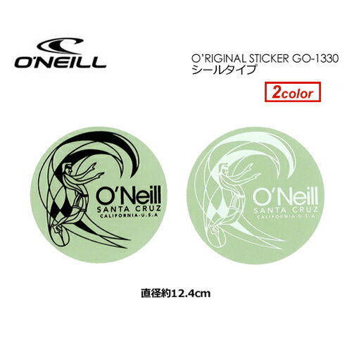 O'neill オニール ステッカー メール便対応可●O'neill O'RIGINAL Sticker シールタイプ 12cm GO-1330