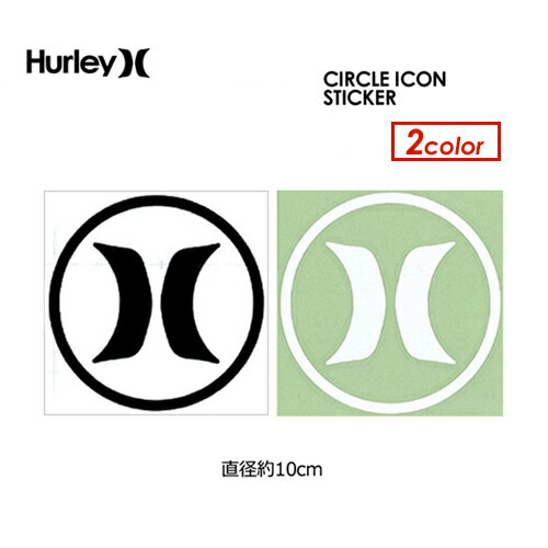   Hurley n[[ XebJ[ [֑Ή CIRCLE ICON STICKER HACRCLIC