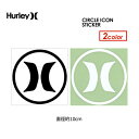 あす楽 Hurley ハーレー ステッカー メール便対応可●CIRCLE ICON STICKER HACRCLIC