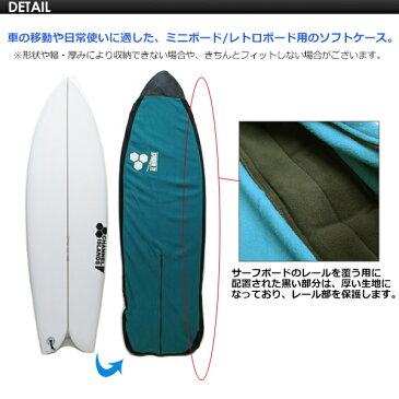 CHANNELISLANDS AL MERRICK アルメリック ボードケース フリースケース レトロ●SNUGGIE ERP SPECIALITY 6'4''