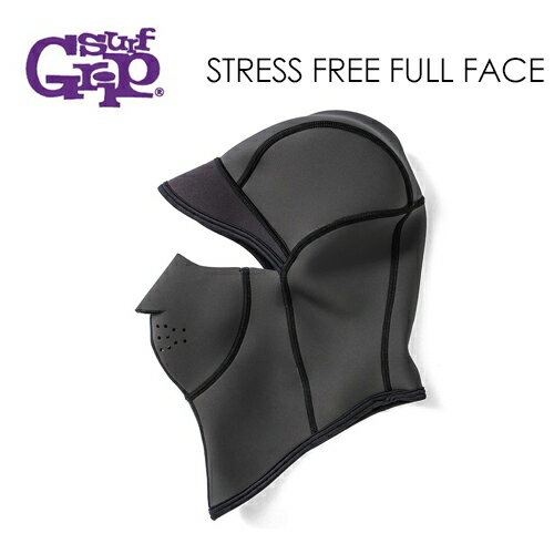 SURFGRIP サーフグリップ サーフィン 防寒対策 ヘッドキャップ フード マスク●STRESS FREE FULL FACE