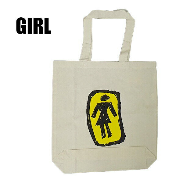 楽天サーフィンワールド楽天市場店値下げしました！GIRL/ガール SKETCHY CANVAS TOTE BAG NATURAL トートバッグ 鞄 手提げ[返品、交換及びキャンセル不可]