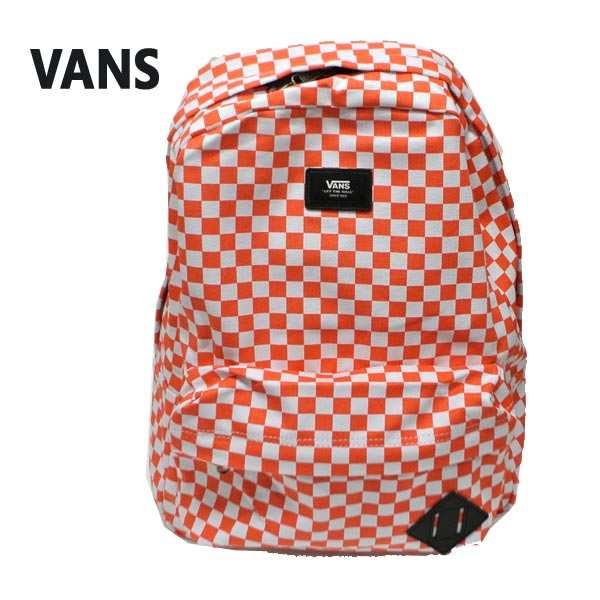 在庫処分セール！VANS/バンズ ヴァンズ OLD SKOOL 2 BACKPACK EMBERGLOW CHECKER 鞄 リュック バックパック