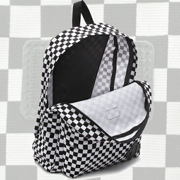 VANS/バンズ ヴァンズ OLD SKOOL 2 BACKPACK CHECKER BLACK/WHITE CHECK 鞄 リュック バックパック チェッカー柄