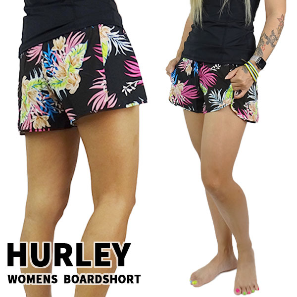 HURLEY/n[[ fB[X LADYS LADYS HANA AQUAS 2.5 BOARDSHORT BLACK p T[tpc {[hV[c T[tgNX Cp  [֑ 1075[ԕiAyуLZs]