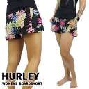 HURLEY/ハーレー レディース水着 LADYS LADYS HANA AQUAS 2.5 BOARDSHORT BLACK 女性用 サーフパンツ ボードショーツ サーフトランクス 海パン 水着 メール便送料無料 1075 返品 交換及びキャンセル不可