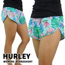 HURLEY/ハーレー レディース水着 LADYS JAVA TROPICAL 2.5 BEACHRIDER BOARDSHORT TIDE POOL 女性用 サーフパンツ ボードショーツ サーフトランクス 海パン 水着 メール便送料無料 1083 返品 交換及びキャンセル不可