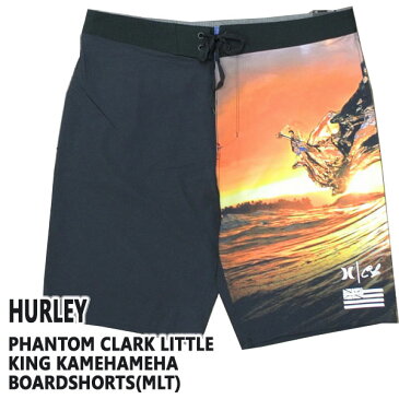 値下げしました！HURLEY/ハーレー PHANTOM CLARK LITTLE KING KAMEHAMEHA BOARDSHORTS 20IN MLT 男性用 サーフパンツ ボードショーツ サーフトランクス 海水パンツ 水着 海パン クラークリトル コラボレート