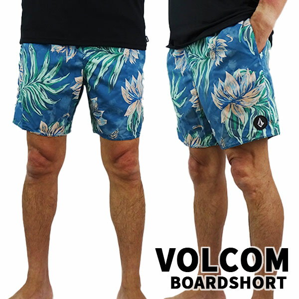 VOLCOM サーフパンツ 海パン POLLY PACK TRUNK 17 AGED INDIGO BOARDSHORTS ボルコム 男性用 サーフパンツ ボードショーツ 水陸両用 サーフトランクス 海水パンツ メンズ 水着 メール便対応 返品 キャンセル不可