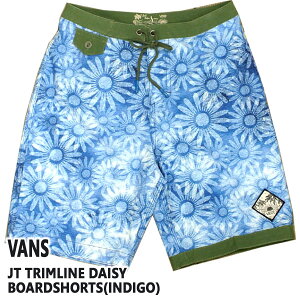 ͲޤVANS/Х ܡҶ եѥ/ܡɥ硼/եȥ󥯥 JT TRIMLINE DAISY BOARDSHORTS INDIGO BOYS եҶѿ_02P01Oct16