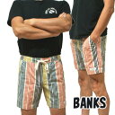 値下げしました！BANKS/バンクス MULTIPLE BOARDSHORTS BONE 男性用 サーフパンツ ボードショーツ サーフトランクス 海パン 水着 メンズ BSE0246 返品 キャンセル不可