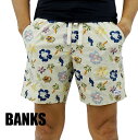 値下げしました！BANKS/バンクス TRAVELS ELASTIC BOARDSHORTS BONE 男性用 サーフパンツ ボードショーツ サーフトランクス 海パン 水着 メンズ BSE0254 返品 キャンセル不可