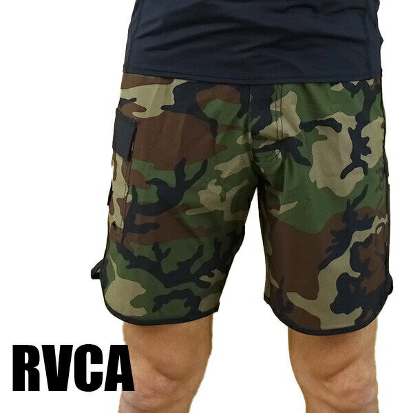 楽天サーフィンワールド楽天市場店RVCA/ルーカ ERASTERN TRUNK 18 BOARDSHORTS WCM 男性用 メンズ サーフパンツ ボードショーツ サーフトランクス 海水パンツ 水着 海パン[返品、キャンセル不可]