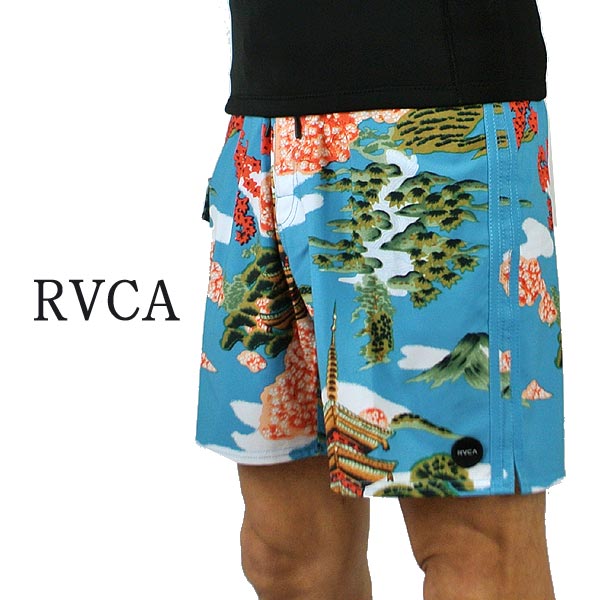 値下げしました！RVCA/ルーカ RESTLESS TRUNK BOARDSHORTS HZB 男性用 メンズ サーフパンツ ボードショーツ サーフトランクス 海水パンツ 水着 海パン[返品、キャンセル不可]