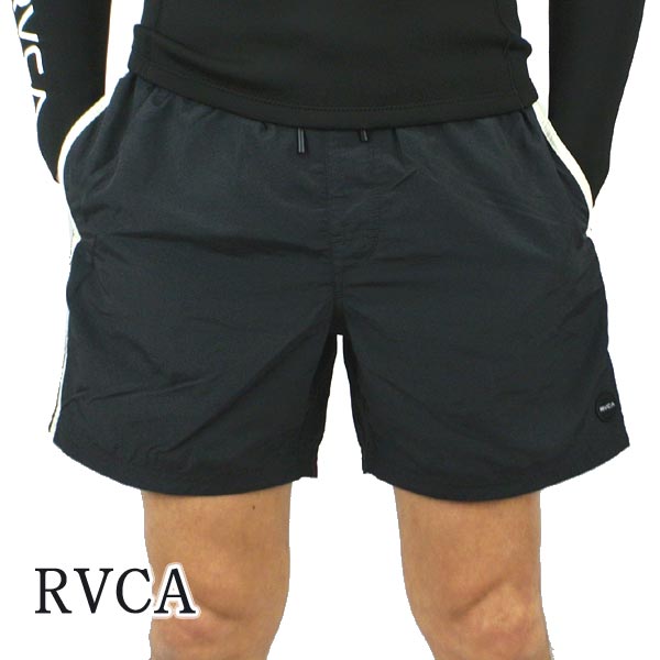 RVCA/ルーカ BREAKOUT ELASTIC BOARDSHORTS BLACK 男性用 メンズ サーフパンツ ボードショーツ サーフトランクス 海水パンツ 水着 海パン 返品 キャンセル不可