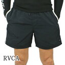 RVCA/ルーカ BREAKOUT ELASTIC BOARDSHORTS BLACK 男性用 メンズ サーフパンツ ボードショーツ サーフトランクス 海水パンツ 水着 海パン