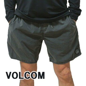 VOLCOM/ボルコム CENTER TRUNK 17 BOARDSHORTS BLK 男性用 サーフパンツ ボードショーツ メンズ 海水パンツ 水着 海パン MENS [返品、キャンセル不可]