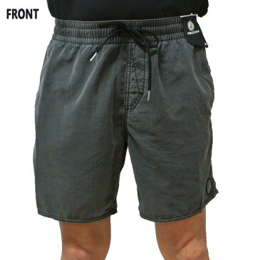 VOLCOM/ボルコム CENTER TRUNK 17 BOARDSHORTS BLK 男性用 サーフパンツ ボードショーツ メンズ 海水パンツ 水着 海パン MENS [返品、キャンセル不可]