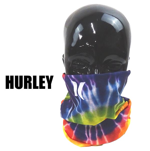 値下げしました！HURLEY/ハーレー MULTI-FUNCTIONAL GAITER BOXED PRINT GAITER BRIGHT CRIMSON フェイスガード ネックゲイター フェイスマスク 伸縮性_軽量_薄手