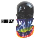 値下げしました！HURLEY/ハーレー MULTI-FUNCTIONAL GAITER BOXED PRINT GAITER BRIGHT CRIMSON フェイスガード ネックゲイター フェイスマスク 伸縮性_軽量_薄手