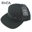 RVCA/ルーカ RVCA TWILL SNAP BACK 2 BLACK/CHARCOAL CAP/キャップ HAT/ハット 帽子 日よけ BCL
