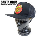 在庫限り!SANTACRUZ/サンタクルズ CLASSIC DOT TRUCKER HAT BLACK CAP/キャップ HAT/ハット 帽子_02P01Oct...