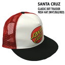 ԌZ[ISANTACRUZ/T^NY CLASSIC DOT TRUCKER HAT WHT/BLK/RED CAP/Lbv HAT/nbg Xq_02P01Oct16